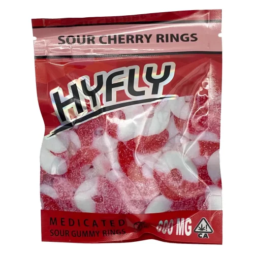 Hyfly Gummies - Sour Cherry Rings