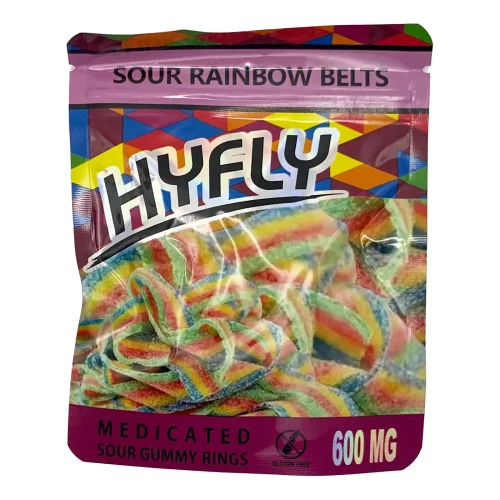 Hyfly Gummies - Sour Rainbow Belts