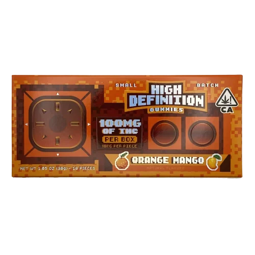 High Definition 100mg THC - Orange Mango