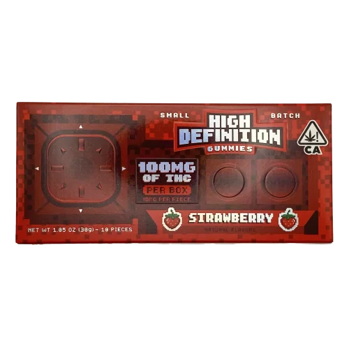 High Definition 100mg THC - Strawberry